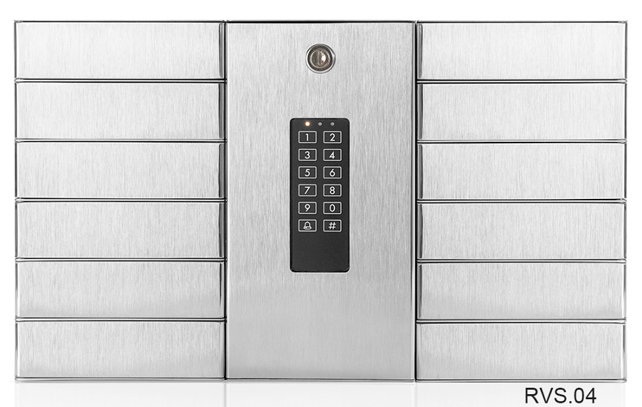Stainless steel outdoor key cabinet