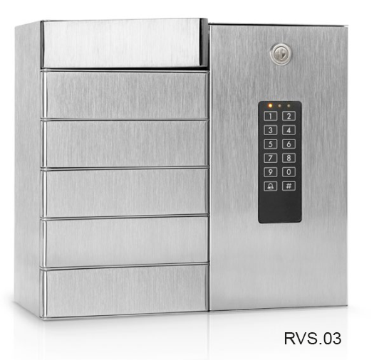 Stainless steel outdoor key cabinet